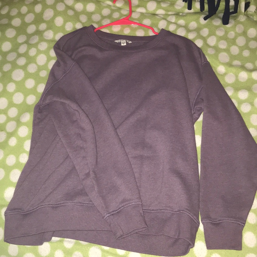 purple light weight american eagle sweatshirt